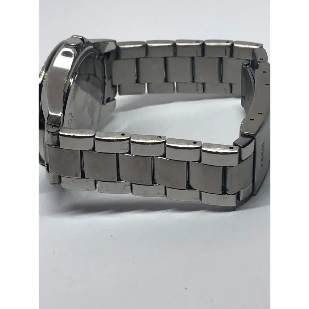 Fossil ES3302 Womens Stainless Steel Analog Silver Dial Quartz Watch Wrist RK338